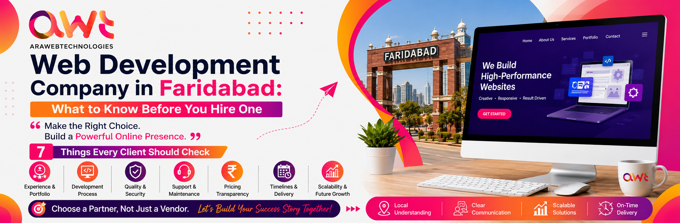 Web Development Company in Faridabad offering custom, responsive, SEO-friendly, and professional website development services.